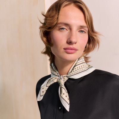 エルメスシルクバンダナ55 HERMES - 値下げ！新品未使用 エルメス シルクバンダナ アニマル